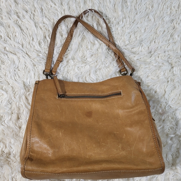 Americain Leather Co Warm Tan Leather Hand Bag - Picture 6 of 16